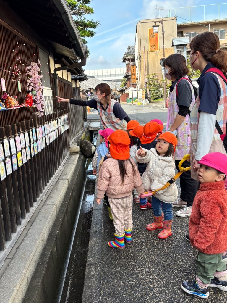 街に飾られたお雛様